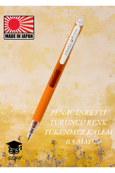 SEYFİKİRTASİYE قلم PENAC INCETTI GEL المضاد للانزلاق بطرف 0.5 مم