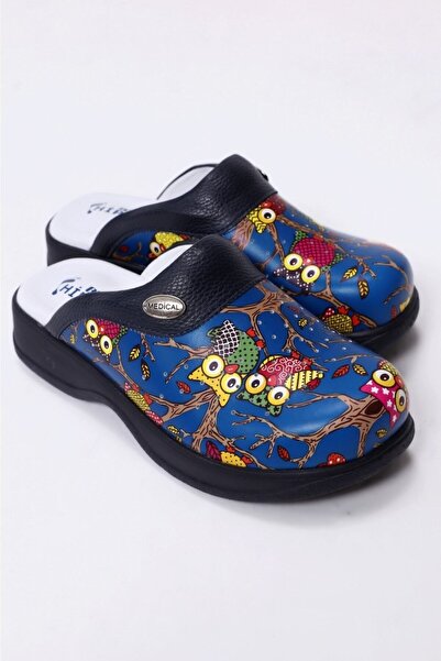 BİO HİPOKRAT Біо Гіппократ Совиний візерунок О тапочки