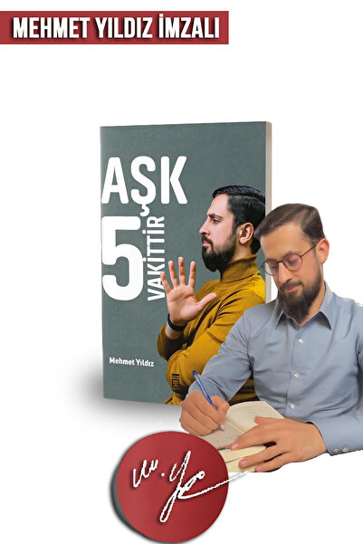 Timaş Yayınları Mehmet Yıldız İmzalı 2’li Kitap Set, Aşk 5 Vakittir + Allah i...