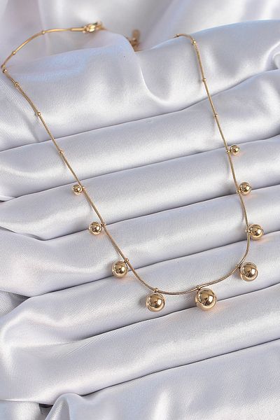 Skygo 316L Steel Gold Color Top Model Women's Necklace - Tj-Bko9344