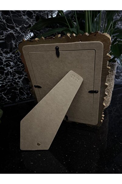 MGS COLLECTION Dekoratif Resim Çerçevesi Gül Motifli Polyester Çerçeve 15*20 cm