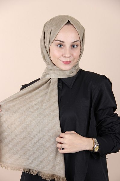 Nursima Ανοιχτό πράσινο σάλι Esmira Cashmere
