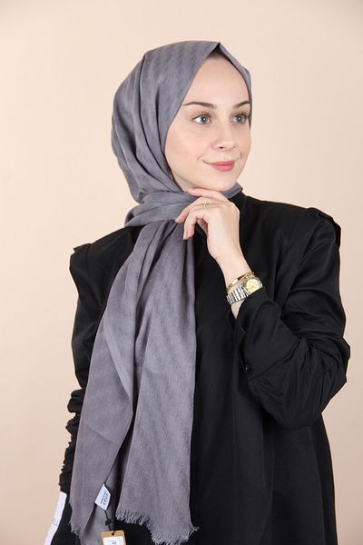 Nursima ΓΚΡΙ Σάλι Κασμίρ Esmira