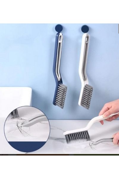 BORA HOME Multifunctional Joint Floor Tile Bathroom Kitchen Groove Cleaning Brush Garbage Cleaning Brush with Tweezers