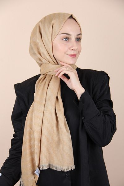 Nursima Κίτρινο κασμίρ σάλι Esmira