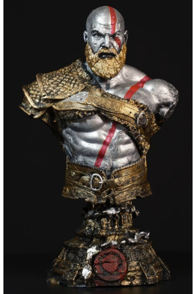 DÜKKAN DESİGN God Of War Kratos Büst, God of war Ragnarök Kratos