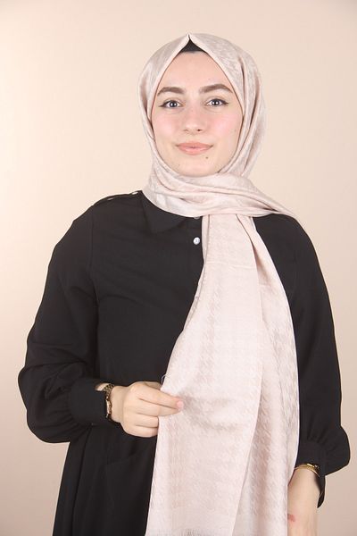 Nursima Σάλι Sima Cashmere Crow's Feet σε πούδρα