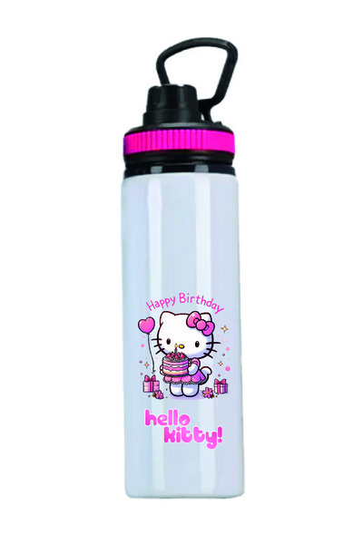 DKDZ SHOP Hello Kitty Printed Water Bottle - 850Mlt-001