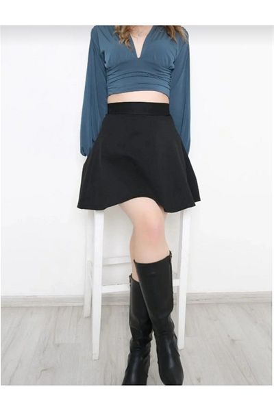 MAROVOAY Fusta clopot mini din Lycra
