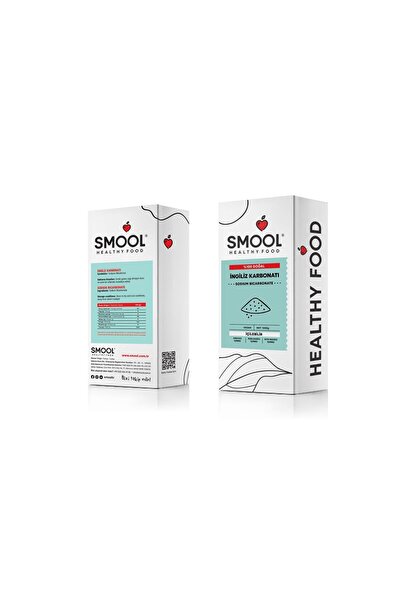 SMOOL İngiliz Karbonatı (1000 GR) Içilebilir Katkısız Yenilebilir Gıda Tipi Food Grade