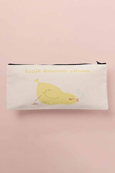 qoeuyl boutique Eccük Dinlenem Štampano Šminka za tkanine Torba Držač za olov...