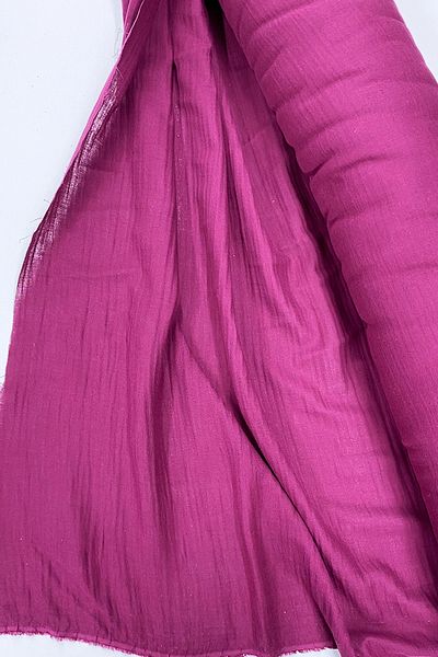 Royaleks Multi-Purpose Muslin Cotton Baby Cover and Blanket Fabric Muslin Cloth Claret Red 23