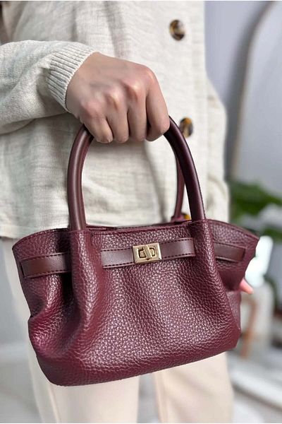 Lifonbag Γυναικεία τσάντα χεριού και ώμου από μαλακό δέρμα μικρού μεγέθους με μακρύ λουρί