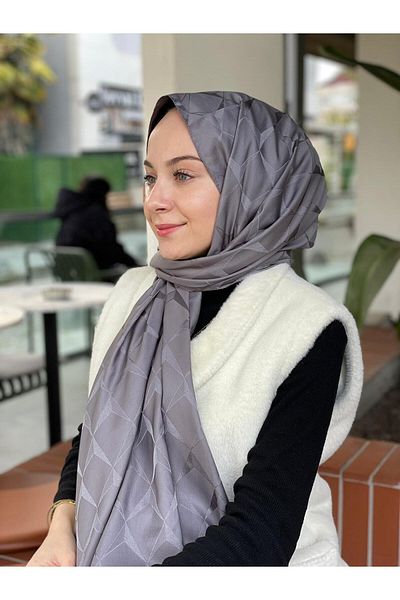 Loryan Καπνιστό Loryan Scarf Flush Jacquard Cupra Shawl
