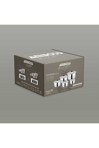 Amboss 10 Piece Stainless Steel Cookware Set