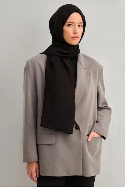Armine Naia Lyocell Honeycomb Patterned Shawl - 31