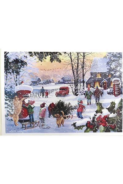 şahane parti Winter Fun 20 Pieces Karne Sleeve