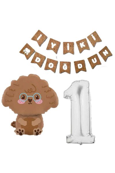 CANSIN Poodle Dog Foil Balloon