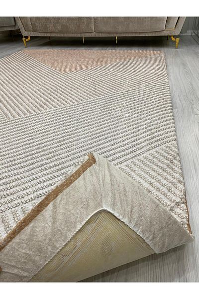 LİMAY Husa Covor - Fara Burete - Elastic - Lavabila - Decorativa - Tesatura Catifea