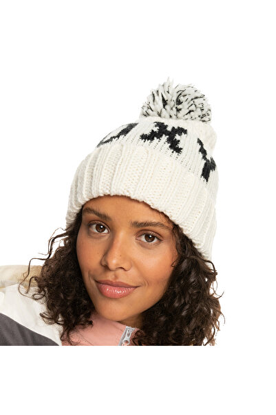 Roxy Tonic Beanie Beretă albă pentru femei BERETĂ PENTRU FEMEI ERJHA04158