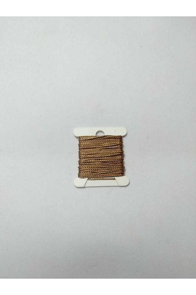 Eskişehir hobi sanat Κλωστή χάντρες προσευχής 3 μέτρων Milky Brown - 0,8 mm