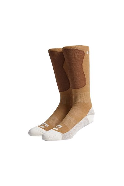BİLLABONG Billabong Billabong Men's Ski Socks Compass Merino Dark Brown Men's Ski Socks U6So02