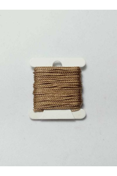 Eskişehir hobi sanat Σχοινί χάντρες προσευχής 5 μέτρων Milky Brown - 0,8 mm
