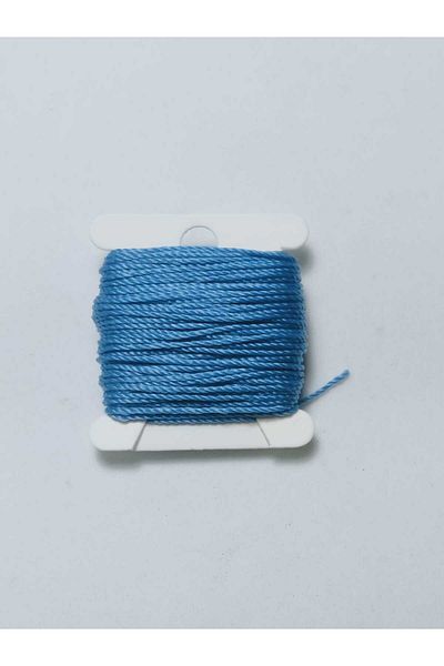 Eskişehir hobi sanat 0,8 mm 10 μέτρα κορδόνι χάντρες προσευχής Μπλε Χρώμα