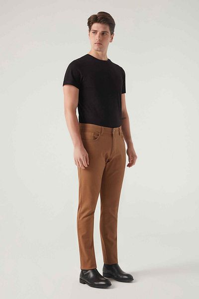 Twn Παντελόνι Cinnamon Dobby Slim Fit Chino