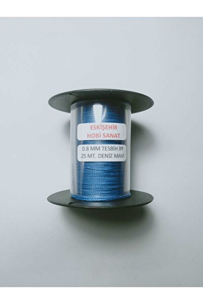 Eskişehir hobi sanat 0,8 mm 100 de metri Snur pentru mărgele de rugăciune Culoare albastru mare