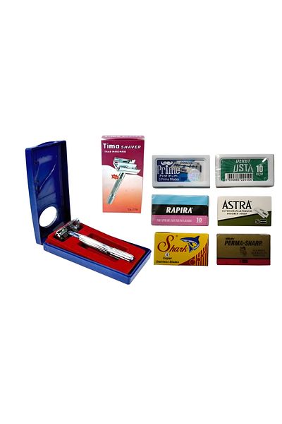 efmues Russian Razor Derby - Leaf Razor Series and Classic Shaver with Opening Top