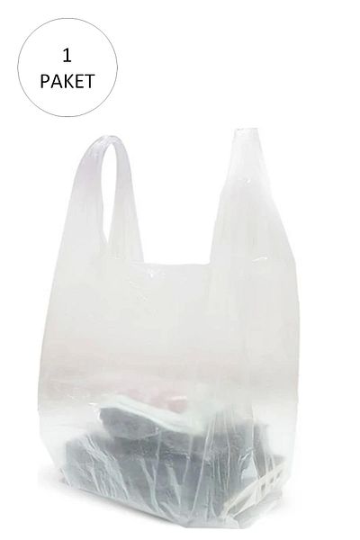 Royaleks Transparent Athlete Bag Large Size 30x56 cm 1 Pack Takriben 150 Pieces