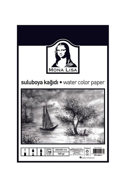 Südor Watercolor Paper 35x50 160g 10 Sheets
