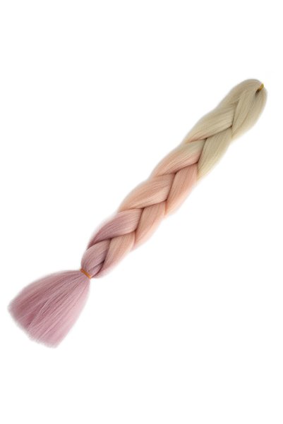 SÇ PERUK Afrika Örgülük Ombreli Synthetic Hair 100 Gr. - Platinum / Soft Oran...