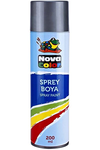 Nova Color Sprey Boya 200 ml Gri