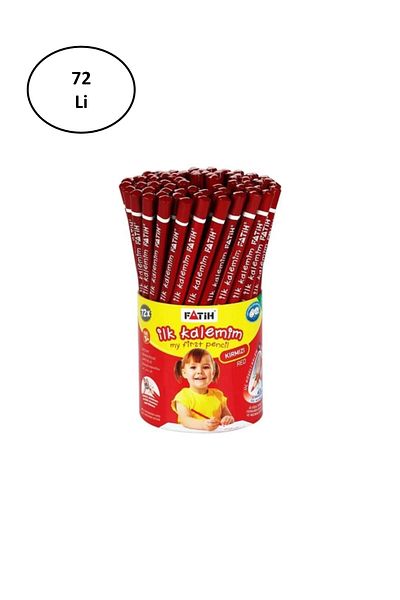 Fatih Jumbo Triangle Starter Pen Red 72 Pieces