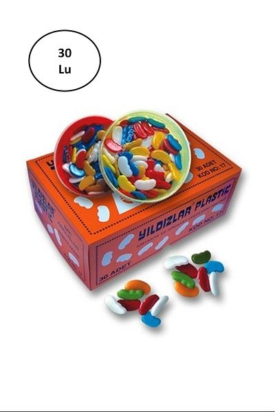 gizmurstore Stars Number Beans Plastic Boxed 30 Pieces