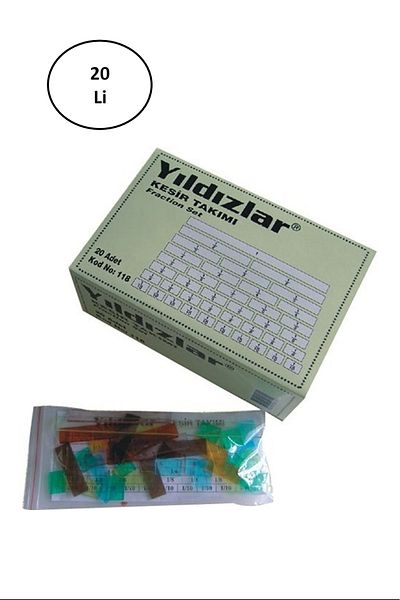 Yıldızlar 20 Piece Fraction Set Set