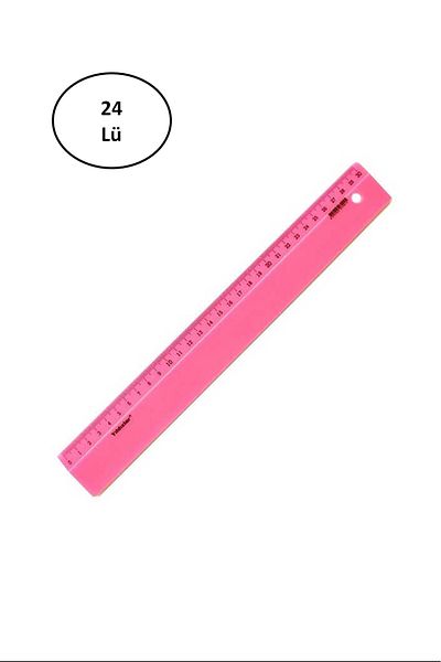 Yıldızlar 30 Cm Elastic Unbreakable Ruler 24 Pieces