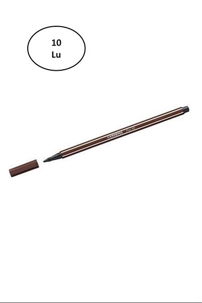 Umut Stabilo Pen 68 - Brown, 68/45 Model, Pack of 10