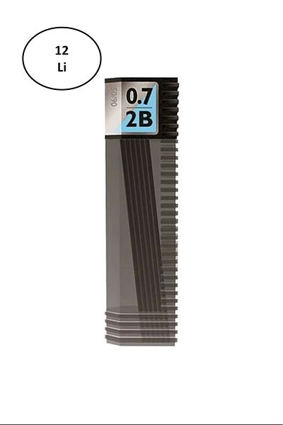 Tombow Lv-t-r7-rg Leader Spare 0.7 Mm 2b Pen Tip 12 Pieces