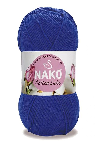 NAKO 5 Pieces Cotton Luxury Vest Tunic Sweater Blouse Cardigan Lanyard Wool Saks Blue 97561