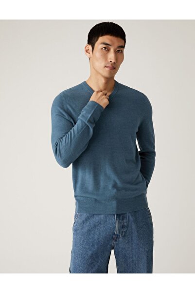Marks & Spencer Cashmilon™ V Yaka Kazak