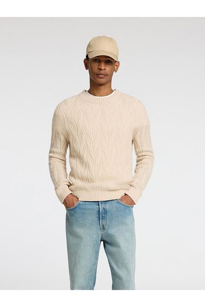 Selected Homme Strickpullover Zopfstrick