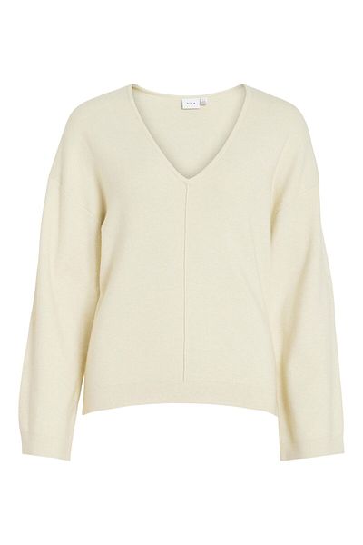 VILA Strickpullover V-Ausschnitt