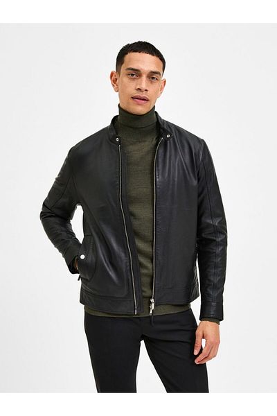 Selected Homme Lederjacke Klassische