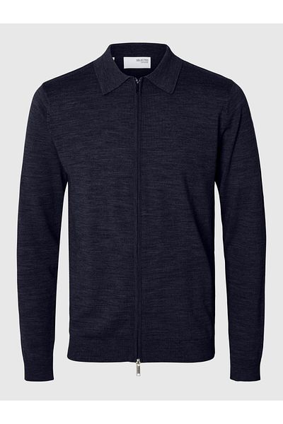 Selected Homme Strickjacke mit Reißverschluss Langarm