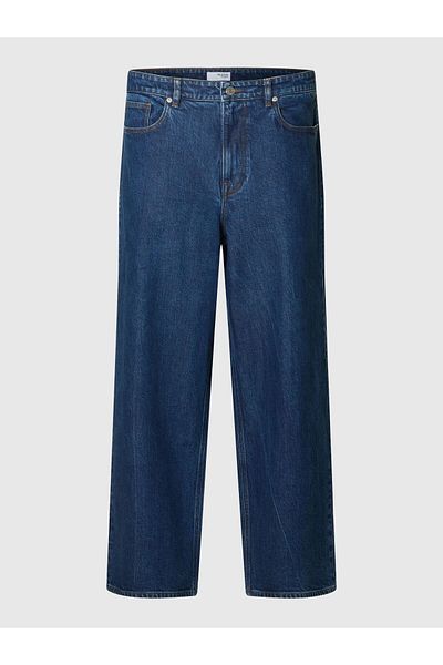 Selected Homme Wide Fit Jeans Dunkelblaue