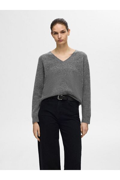 Selected Femme Strickpullover V-Ausschnitt