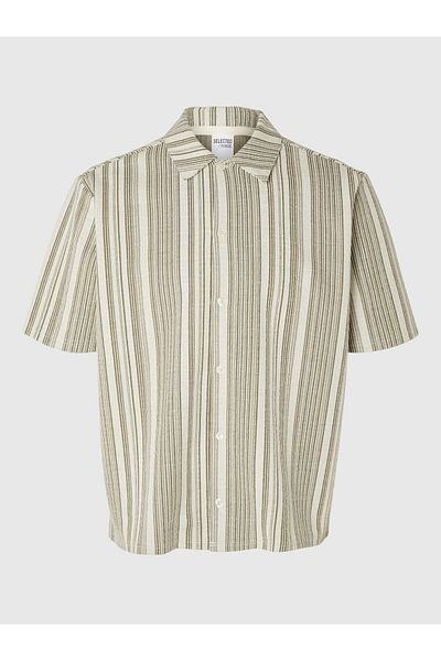 Selected Homme Kurzarmhemd Gestreiftes